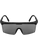 Bullhead Safety BH353 Kaku Smoke Lens, Shiny Black Frame Safety Glasses