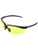 Bullhead Safety BH1134 Mojarra Yellow Lens, Crystal Black Frame Safety Glasses