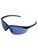 Bullhead Safety BH1169 Mojarra Blue Mirror Lens, Matte Black Frame Safety Glasses