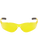 Bullhead Safety BH584 Pavon Yellow Lens, Frosted Yellow Frame Safety Glasses