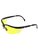 Bullhead Safety BH464 Picuda Yellow Lens, Matte Black Frame Safety Glasses
