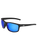 Bullhead Safety BH2759PFT Pompano Blue Mirror Performance Fog Technology Lens, Shiny Black Frame Safety Glasses