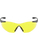 Bullhead Safety BH764AF Snipefish Yellow Anti-Fog Lens, Matte Black Frame Safety Glasses