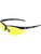 Bullhead Safety BH654 Stinger Yellow Lens, Shiny Black Frame Safety Glasses