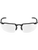 Bullhead Safety BH1031PFT Swordfish Clear Performance Fog Technology Lens, Crystal Black Safety Glasses