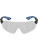 Bullhead Safety BH861AF Tetra Clear Anti-Fog Lens, Matte Black Frame Safety Glasses
