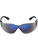 Bullhead Safety BH149 Torrent Blue Mirror Lens, Matte Black Frame Safety Glasses