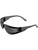 Bullhead Safety BH13153AF Torrent Foam-Lined Smoke Anti-Fog Lens, Frosted Black Frame Safety Glasses