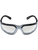 Bullhead Safety BH13156AF Torrent Foam-Lined Indoor/Outdoor Anti-Fog Lens, Frosted Black Frame Safety Glasses