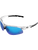 Bullhead Safety BH1612 Wahoo Blue Mirror Lens, Crystal Clear Frame Safety Glasses