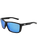 Bullhead Safety BH3359PFT Lionfish Blue Mirror Performance Fog Technology Polarized Lens, Shiny Black Frame Safety Glasses