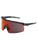 Bullhead Safety BH32510PFT Whipray Red Mirror Performance Fog Technology Lens, Shiny Black Frame Safety Glasses