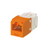 Panduit CJ688TGOR Mini-Com UTP RJ45 Cat6 Orange Jack Module