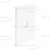 Wavenet FP01PWH 1-Port White Keystone Plate, 25 Pack