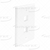 Wavenet FP01PWH 2-Port White Keystone Plate, 25 Pack