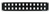 Vertical Cable 043-382/24 24 Port Black Blank Patch Panel