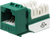 Wavenet Cat6 Green Keystone Jack, 25 Pack
