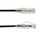 Vertical Cable 077-2037/3BK 3Ft. Black Cat6A Slim Patch Cord