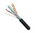Vertical Cable 064-700/A/S/BK Cat6A Shielded 1000Ft Black Wooden Spool