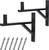 SES Heavy Duty Dual PA Speaker Wall Mount Brackets