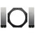 Russound SB-C80 In-Ceiling Rough-In Speaker Brackets for 8" Speakers