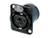Neutrik NC3FD-V-B 3 Pole Female Receptacle