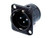 Neutrik NC3MD-H-BAG 3 Pole Male Receptacle