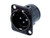 Neutrik NC3MD-V-B 3 Pole Male Receptacle