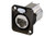 Neutrik NE8FDX-Y6-B D-Shape Cat6A Panel Connector