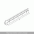 Hammond Manufacturing CWST648 48" Type 1 Lay In Hinge Cover Wireway