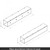 Hammond Manufacturing CWSC860 60" Type 1 Lay In Screw Cover Wireway
