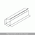 Hammond Manufacturing CWST1272NK 72" Type 1 Lay In Hinge Cover Wireway