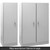 Hammond Manufacturing PJFS724925DD Type 4X Polyester Two Door Freestanding Enclosure