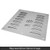 Hammond Manufacturing 1481L44 Type 1 Louvered Ventilating Plate