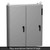 Hammond Manufacturing 2UD605012FTC Type 12 Mild Steel Two Door Floormount Disconnect Enclosure