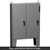 Hammond Manufacturing 2UD606212FFTC Type 12 Mild Steel Two Door Floormount Disconnect Enclosure
