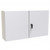 Hammond Manufacturing EN4TD244210LG Type 12 Mild Steel Two Door Wallmount Enclosure