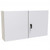 Hammond Manufacturing EN4TD24428LG Type 12 Mild Steel Two Door Wallmount Enclosure