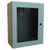 Hammond Manufacturing EN4SD20168WGY Type 4 Hinge Door Mild Steel Wallmount Window Enclosure