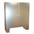 Hammond Manufacturing HN4FM727224S16 Type 4X Continuous Hinge Door Stainless Steel Two Door Floormount Enclosure