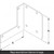 Hammond Manufacturing 1487CL2SS Stainless Steel Bracket Hanger