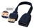 Vanco SFHDA1 1ft. Secure Fit Super Flex HDMI Adapter
