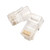 Pro'sKit 788-FX50 8P8C Flat Cable, Solid Wire Modular Plug, 1000 Pack