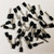 Eclipse 701-100 Black AWG 16 8mm Barrel Wire Ferrule, 500 Pack