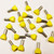 Eclipse 701-112 Yellow AWG 10x2 Twin 12mm Barrel Wire Ferrule, 100 Pack