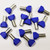 Eclipse 701-114 Blue AWG 6x2 Twin 16mm Barrel Wire Ferrule, 50 Pack