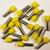Eclipse 701-085 Yellow AWG 10 12mm Barrel Wire Ferrule, 100 Pack
