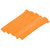 Eclipse 900-098-OR 8" Orange Cable Tie Hook Tape, 25 Pack