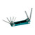 Pro'sKit 800-124 7-Piece Metric Folding Hex Key Set