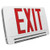 Morris 73372 Red LED Light Pipe LED Combo Exit/Emergency Light